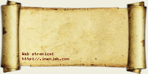 Kristina Šijakov vizit kartica